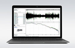 Laptop screen showcasing the fully-automated software 3PASS lab